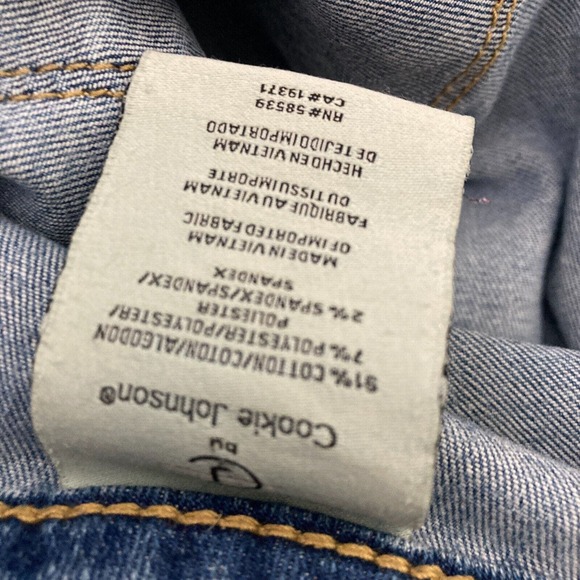 Cookie Johnson Jeans Womens Size 18W Medium Wash Plus Stretch - Picture 5 of 10